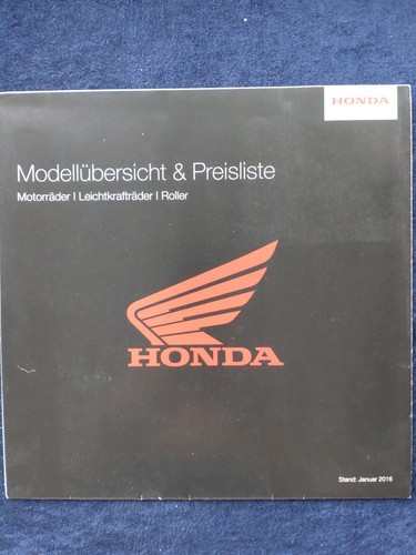 Honda modellübersicht - honda,