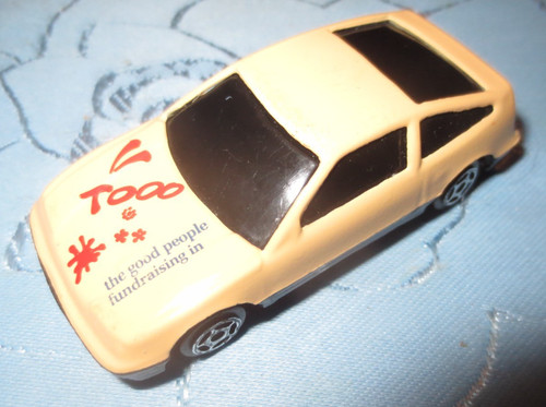 Honda crx modellauto beige - honda,